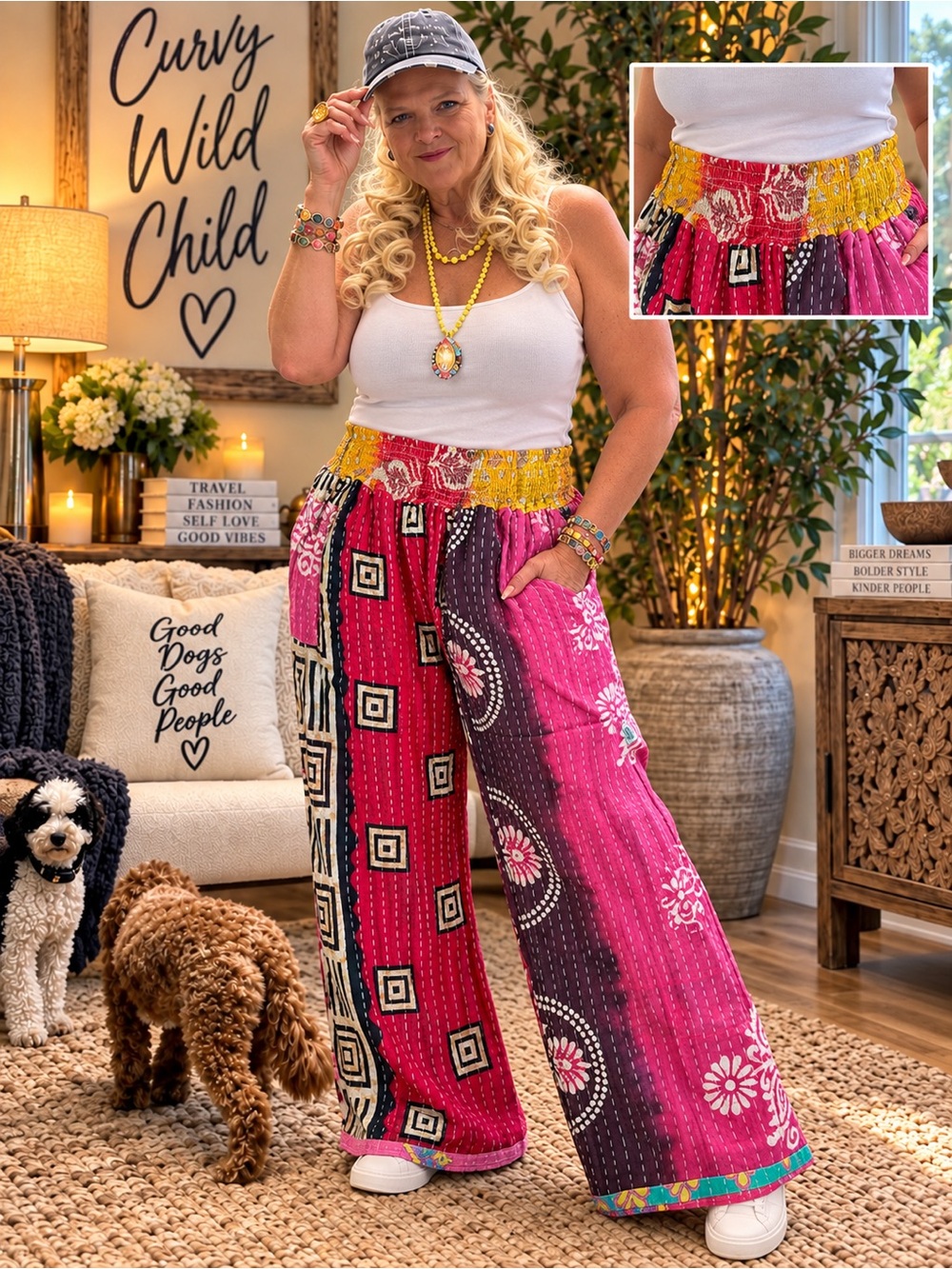 Kantha Pants CurvyWildChild